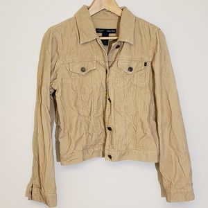 Abercrombie & Fitch Beige Corduroy Jacket